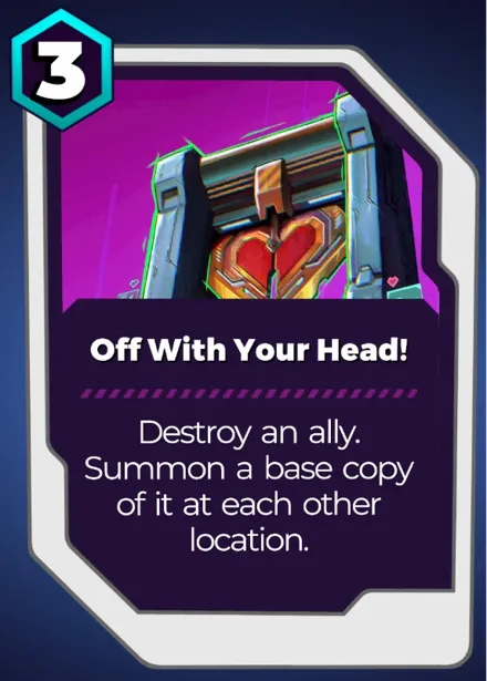 Off With Your Head!